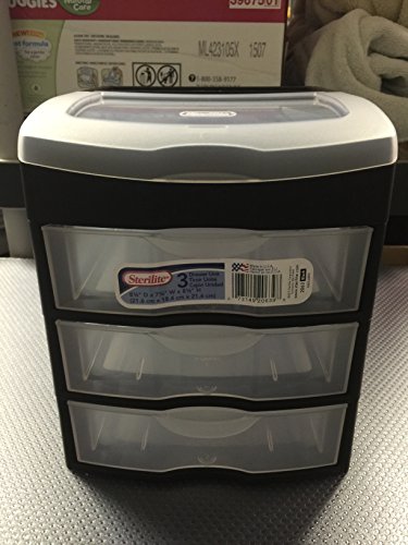 Sterilite 2063 3 Drawer Desktop Unit 1 Pack Buy Online In Qatar