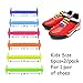 No Tie Shoelace for Kids and Adults with Free Tool, KeyWants Elastic Silicone Shoes Laces Fit for Sneaker, Casual Shoes (Kids, 3 Pairs)