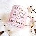 VILIGHT Sister Mug Gifts from Sister and Friend - A Sister is God’s Way of Making Sure We Never Walk Alone - Pink Marble Ceramic Coffee Cup 11 Oz