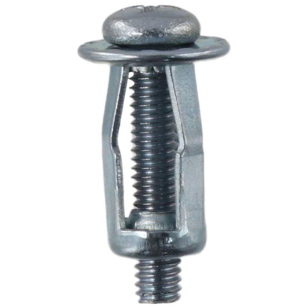 Fudeshe 50Pcs 0.79'' in Length Panel Screws,Expansion Anchors,Galvanized Carbon Steel Petal Nuts,Assembly Hollow Mounting Material(1Pc)