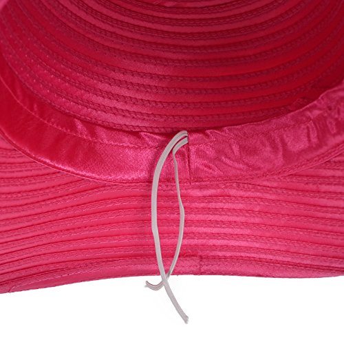Original One Women's Cloche Bowler Hats KDC1701 for Kentucky Derby Day, Church, Wedding, Tea Party and More Formal Occasion (Fuschia) - Thumbnail 6
