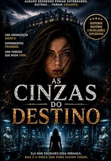 Livro As Cinzas do Destino: Um thriller de suspense, mistério e conspirações que desafiam a realidade.