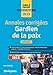 Annales corrigées gardien de la paix 2019 (Concours Administratifs) by 