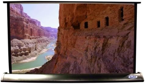 Matte White Electric Projection Screen Viewing Area: 24" H x 32" W