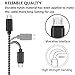 [4Pack] Micro USB Cable, ADDAO [3FT 6FT 6FT 10FT] Charge Cable, Nylon Braided Micro Lightning Cable to USB Charging and Syncing Cord Charging for SAMSUNG, HUAWEI and more Android Devices