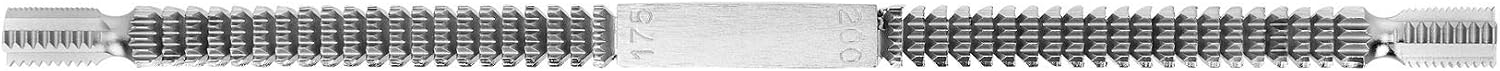 Gedore 140 0.8-3 mm Thread File Metric - Grey, 0.8 - 3 mm