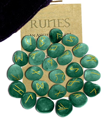 Starlinks RSGA Green Aventurine Gemstone Runes
