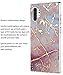 Spevert Case Compatible with Galaxy Note 10+ Plus Case Marble Pattern Hard Back Soft TPU Raised Edge Thin Shock Absorption Slim Case for Samsung Galaxy Note 10 Plus 6.8 inches - Colorful