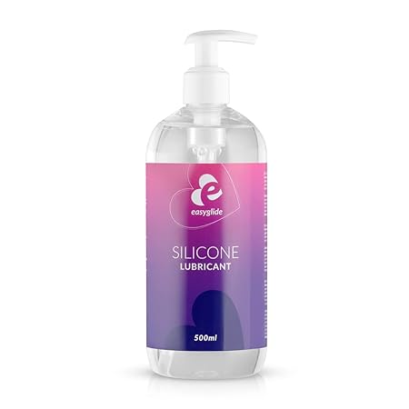 EasyGlide Gleitgel Silikonbasis (500 ML), Silikon Gleitgel mit langanhaltender Gleitfähigkeit, Erlebnisgel gegen Trockenheit