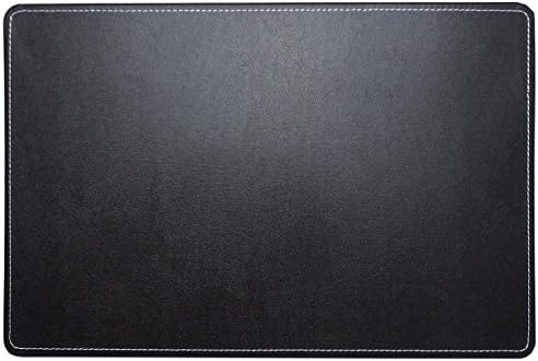 AHZOA Classical Synthetic Leather Desk Pad DP2, Plywood Is Inserted Stitch (Medium)