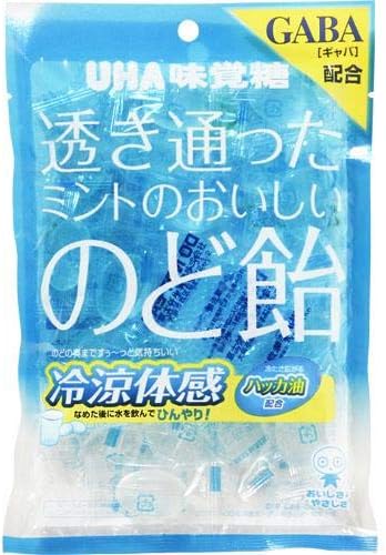 Amazon 味覚糖 透き通ったミントのおいしいのど飴 冷涼体感 味覚糖 あめ キャンディ 通販
