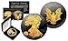 2018 BLACK RUTHENIUM 1 Oz 999 Silver American Eagle Coin 24K Gold Gilded 2-Sided