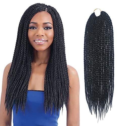 Losmoeer Senegalese Twist Crochet Hair 8 Packs 18 Inch Dreadlocks