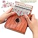 GECKO Kalimba 17 Key with Mahogany Wooden, 17 Note Thumb Piano With Tuning and Note Layout For Playing Western Melodies and Harmonies Easily