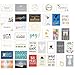 36 Pack Assorted All Occasion Greeting Cards with Envelopes - Featuring Congratulations Cards for Engagement Wedding - 4 x 6 Inches