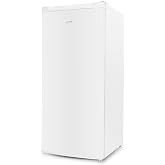 Commercial Cool 5.0 Cu. Ft. Upright Freezer, CCUL50W, White | 4 Fixed Freezer Shelves, Reversible Door, Adjustable Thermostat, Manual Defrost