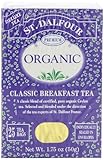 ST. DALFOUR Organic Tea, Tea Bags, Classic Breakfast, 1.75-Ounce Bags, 25-Count Boxes (Pack of 6)