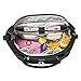 JJ Cole Caprice Diaper Tri Stitch Bag, Black