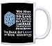 ThisWear Gamer Mugs D20 Dice Roll Critical Fail Dark Elf Laughs Funny Gamer Gift 11oz Ceramic Coffee Mug with Handle