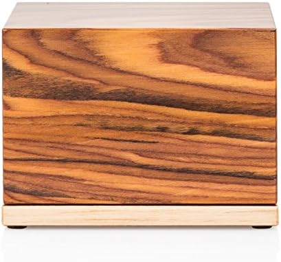 Keepsake Urn for Ashes - Lacquered Wood Prism in “Pure”