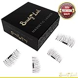 Magnetic False Eyelashes give you luxurious Length and Volume from daytime to evening wear.No Glue & Mess Free,Natural,Beautiful Look and Ultra Thin 3D Reusable Lashes take only second to apply.