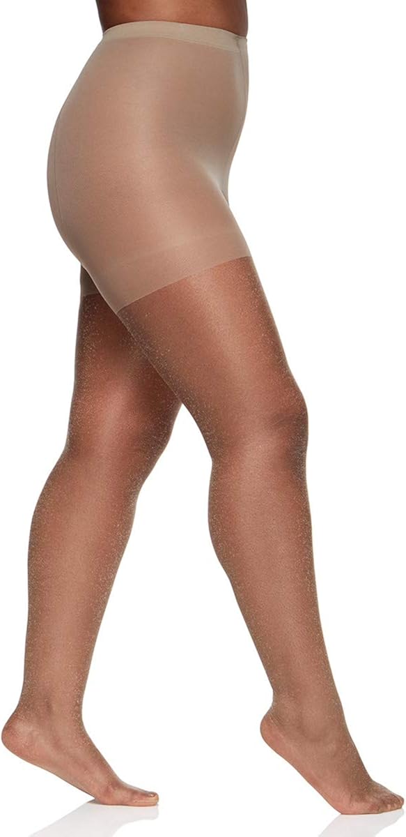 Berkshire Women's Plus-Size Queen Shimmers Ultra Sheer Control Top Pantyhose 4412 at  Women’s Clothing store