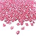 Super Z Outlet Acrylic Color Ice Rock Crystals Treasure Gems for Table Scatters, Vase Fillers, Event, Wedding, Birthday Decoration Favor, Arts & Crafts (385 Pieces) (Pink)