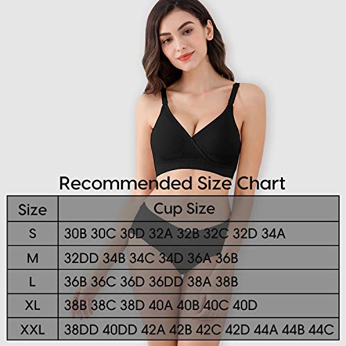 Lace Bralettes For Women Padded Sports Bra Seamless Wirefree Comfort Lace Bra Yoga Cami Bra Black 1 White 1 Skin 1 Xl Pricepulse