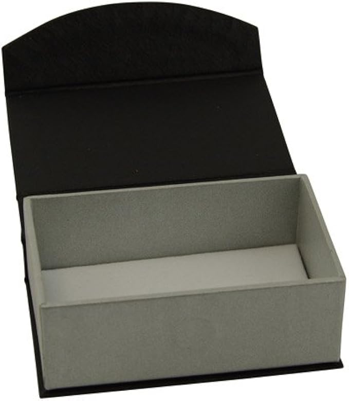 Serie magnético negro caja de gemelos: Amazon.es: Joyería