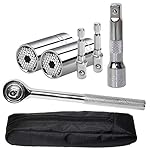 PANMAX-Universal-Socket-Wrench-Tool-set-7-19mm-Multi-Function-Professional-Socket-Tool-Sets-with-Power-Drill-Adapter-and-Ratchet-wrench-Gift-for-DIY-Handyman-Husband-Boyfriend-Dad-Women