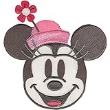 Wrights Disney Mickey Mouse Minnie Head Iron-On Applique