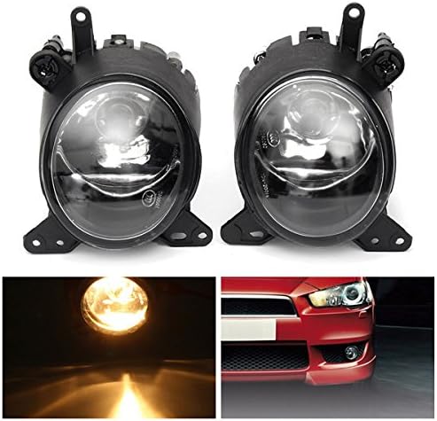 Pumper Grille Cover Trim+Fog Lights+Hook-up Wire Switch Kit for 08-14 Mitsubish
