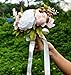 Amoleya Flower Bouquet, 6 Inch Vintage Wedding Bouquet Artificial Flowers Arrangements for Bride and Bridesmaids