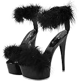 LIFKOME Summer High Heel Sandals Women Fashion Open Toe Heeled Shoes Elegant Slim Design for Casual and Evening Wear