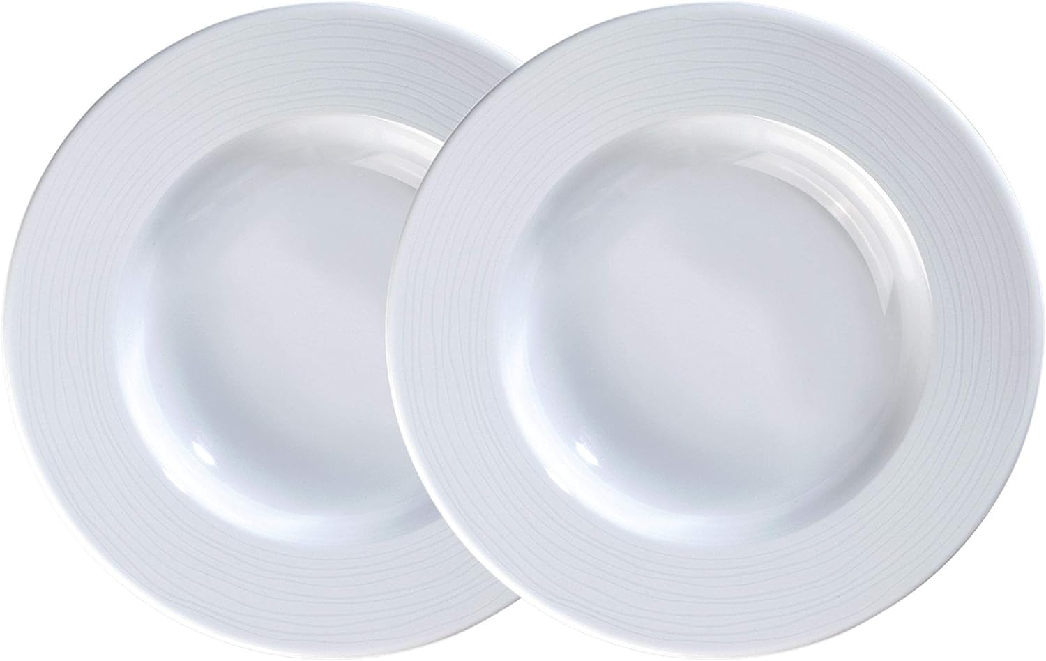 Kahla Nature | Set of 2, 22.5cm Porcelain Soup Plates | German Quality