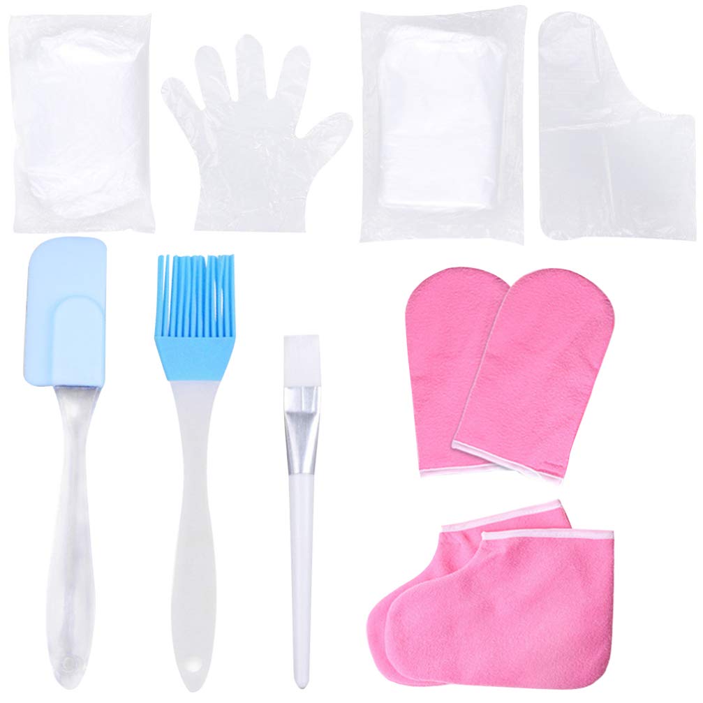 minkissy Paraffin Wax Gloves for Hand and Foot Care Moisturizing Spa Heat Retention Treatment Gloves Enhance Circulation and Skin Nourishment