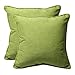 Pillow Perfect Pompeii Solid Indoor/Outdoor Throw Pillow Plush Fill, Weather and Fade Resistant, Throw - 18.5