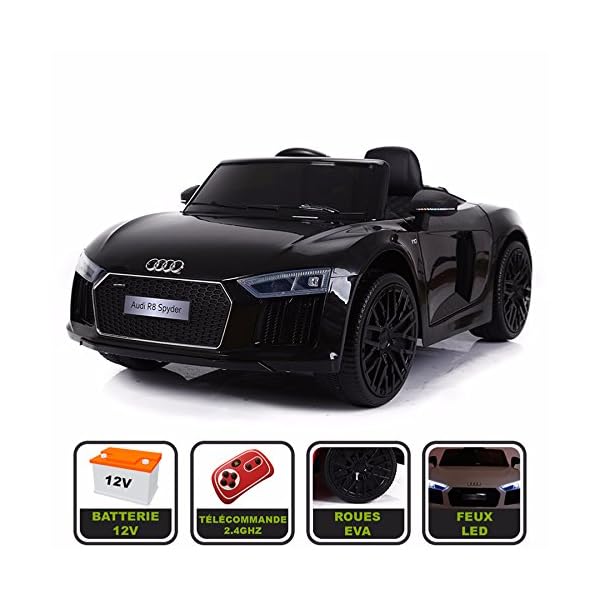 Voiture électrique enfants AUDI R8 SPYDER - GMR Racing