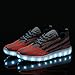 BEGT Kids Boys Girls LED Shoes Breathable Light Up USB Charging Sneakers For Daily Wear/Jogging/Walking