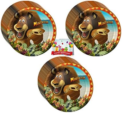 Madagascar Dessert Plates For 24 Guests Bundle