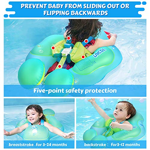 image for LAYCOL Baby Swimming Float Inflatable Baby Pool Float Ring Newest add 