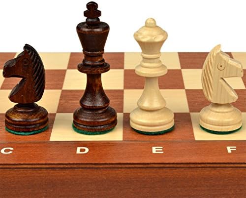 Tournament No. 3 Staunton Chess Set - 13.6"