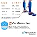 BeVisible Sports Calf Compression Sleeve - Leg Compression Socks For Men and Women | Calf Sleeves for Shin Splints Running Cycling Travel Nursing Maternity Varicose Veins Calf Pain Relief & Recovery