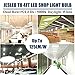 JESLED 4FT T8 LED Type B Tube Light Bulbs, 24W 5000K Daylight White, 3000LM, 4 Foot T12 LED Replacement for Flourescent Tubes, Ballast Bypass, Dual-end Power, Clear, Warehouse Shop Lights (12-Pack)