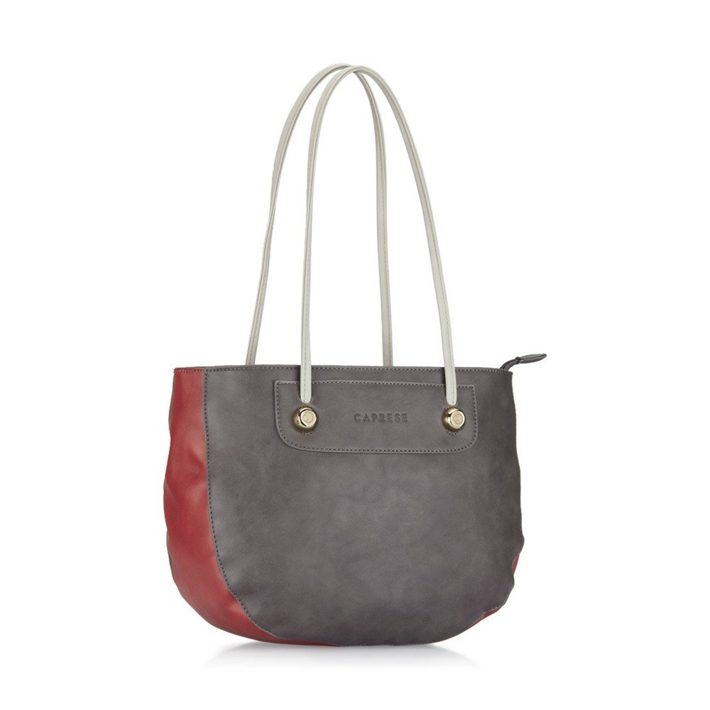 caprese women's satchel (grey)