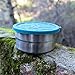 ECOlunchbox Blue Water Bento Seal Cup Lightweight Stainless Steel Lunch Container with Silicone Lid – Leak-proof, Plastic Free and BPA Free, Extra Large