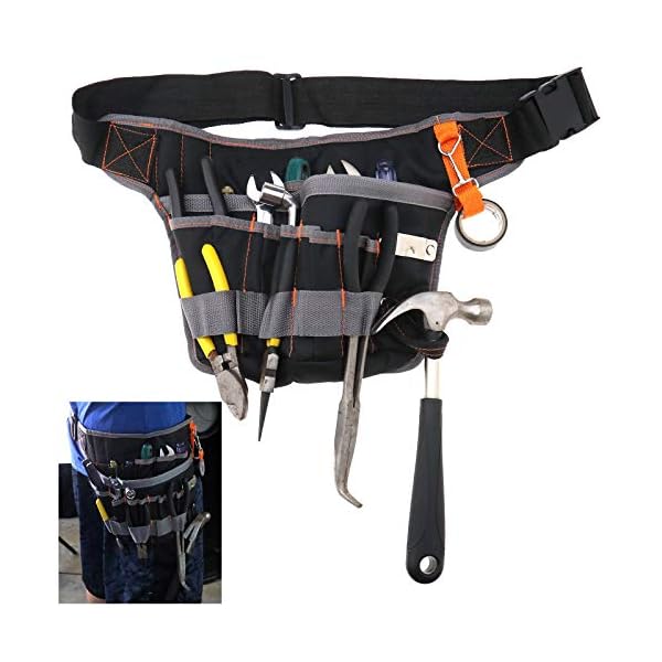 Werkzeuggürteltasche, Tischler, Bauarbeiter, Elektriker, Werkzeug, Handgelenktasche, Gartenarbeit, multifunktional… – Bild 3