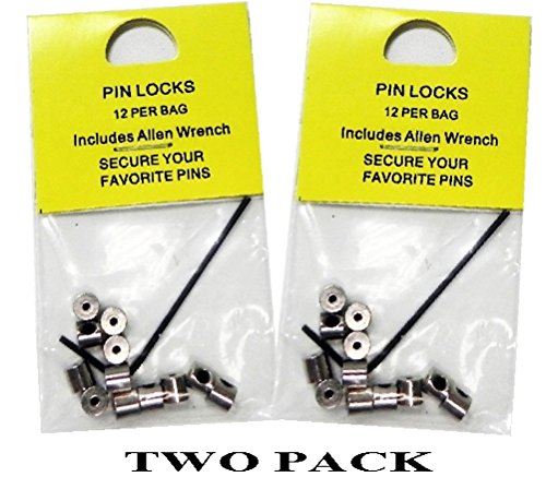 24 Locking Pin Keepers For Hat Lapel Vest
