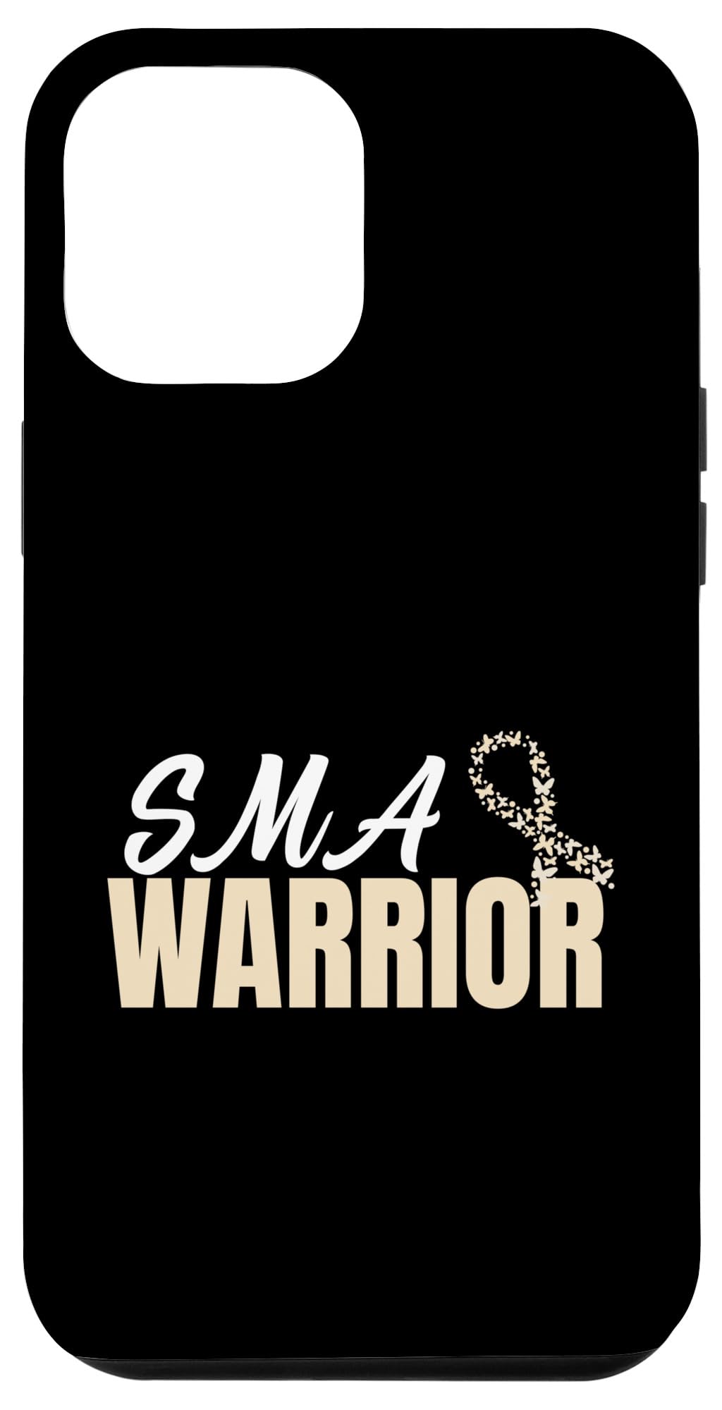 iPhone 13 Pro Max Spinal Muscular Atrophy Warrior - SMA Awareness Ivory Ribbon Case