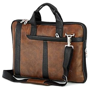 Storite PU Leather Laptop bag fits upto 15.6 inch Laptop Messenger Organizer Bag/Shoulder Sling Office Bag for Men…
